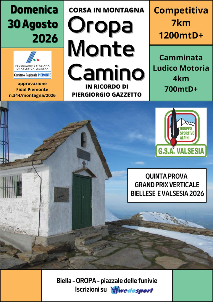Oropa Monte Camino
