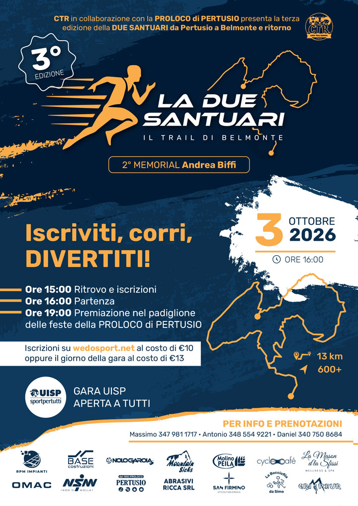 La Due Santuari - Il Trail di Belmonte