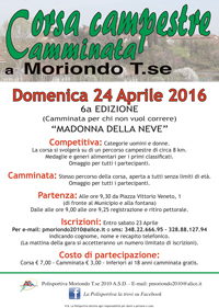 Corsa Campestre e Camminata Madonna della Neve