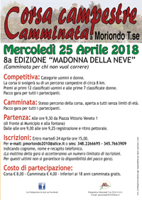 Corsa Campestre e Camminata Madonna della Neve